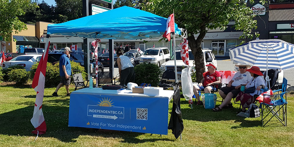 Independent BC's Canada Day picnic 2023- feature image